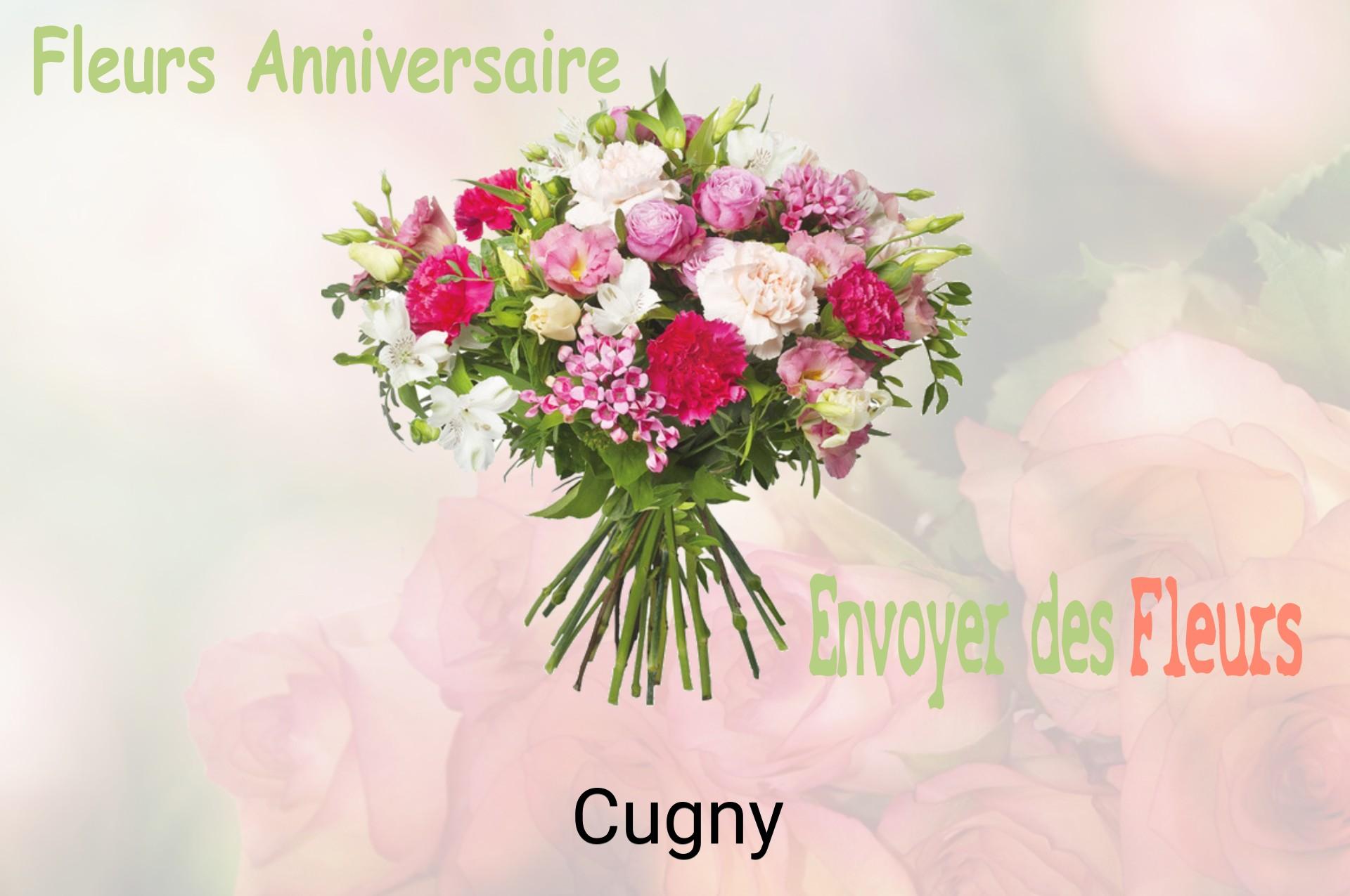 Bouquet de fleurs d’anniversaire livré à Cugny